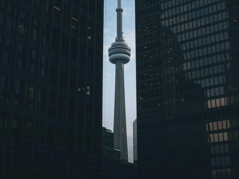 Futuristic technology interface with glowing nodes